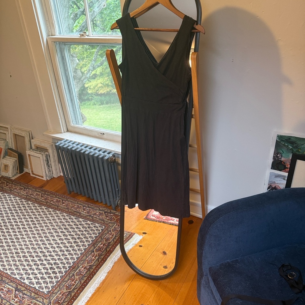 Patagonia Black Cotton Sleeveless Dress